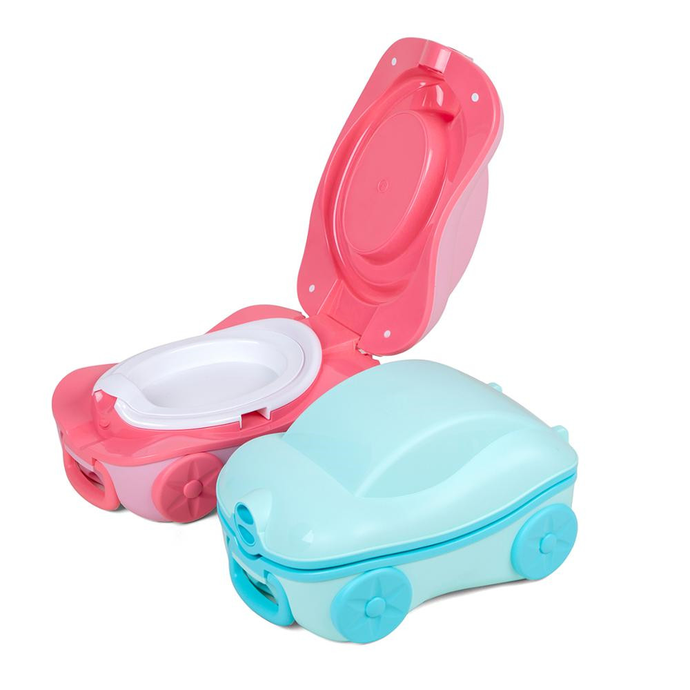 Portable plastic baby seat toilet